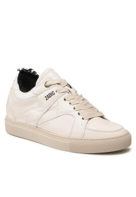 Zadig&Voltaire Сникърси Board Top Patch SKAB1704F Бял - Pepit.bg