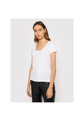 Zadig&Voltaire Тишърт Tiny Slub Overdyed PWGTS1814F Бял Regular Fit - Pepit.bg