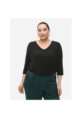 Zizzi Блуза CA02376E Черен Regular Fit - Pepit.bg