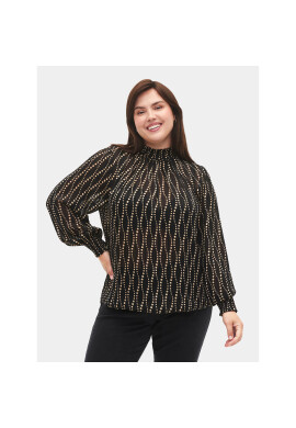 Zizzi Блуза M02356A Черен Regular Fit - Pepit.bg