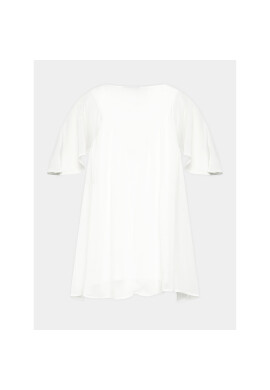 Zizzi Блуза M58831A Бял Loose Fit - Pepit.bg