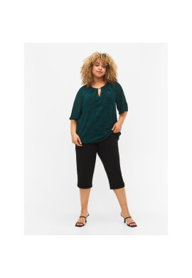 Zizzi Блуза M58832A Зелен Loose Fit - Pepit.bg