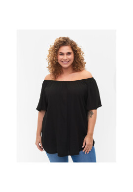 Zizzi Блуза V00040S Черен Loose Fit - Pepit.bg