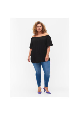 Zizzi Блуза V00040S Черен Loose Fit - Pepit.bg
