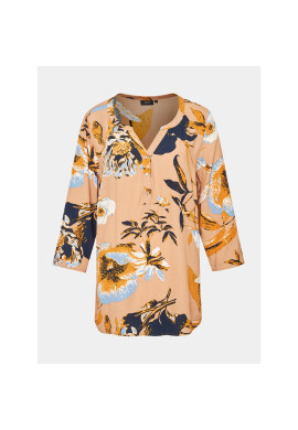 Zizzi Блуза V00057E Бежов Regular Fit - Pepit.bg