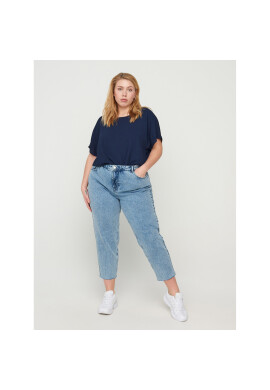 Zizzi Блуза V10000A Тъмносин Regular Fit - Pepit.bg