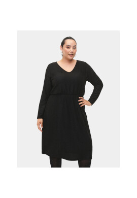 Zizzi Ежедневна рокля CA02376F Черен Regular Fit - Pepit.bg