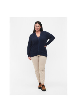 Zizzi Кардиган M61151E Син Regular Fit - Pepit.bg