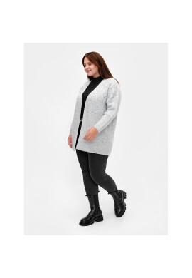 Zizzi Кардиган M61209A Сив Regular Fit - Pepit.bg
