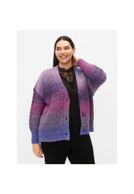Zizzi Кардиган M61214A Виолетов Regular Fit - Pepit.bg
