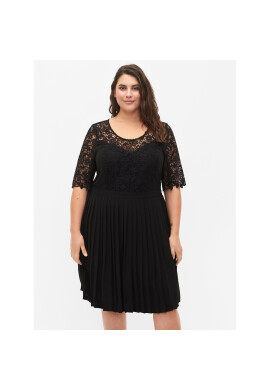 Zizzi Коктейлна рокля M58842A Черен Regular Fit - Pepit.bg
