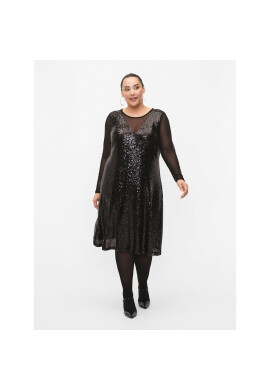 Zizzi Коктейлна рокля M59194B Черен Regular Fit - Pepit.bg