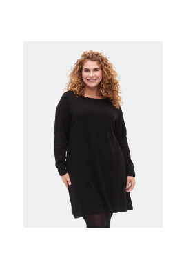 Zizzi Плетена рокля M61194B Черен Regular Fit - Pepit.bg