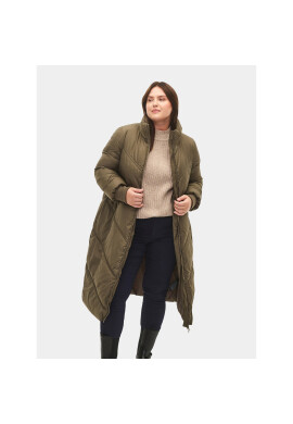 Zizzi Пухено яке CA61229A Кафяв Regular Fit - Pepit.bg