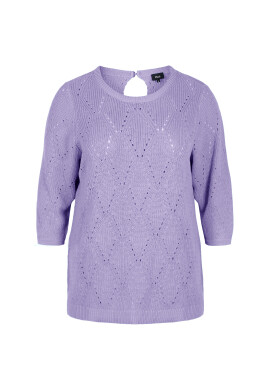 Zizzi Пуловер M61150B Виолетов Regular Fit - Pepit.bg
