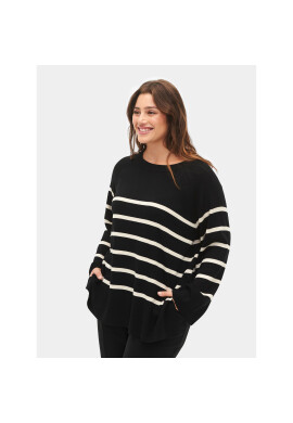 Zizzi Пуловер M61259A Черен Regular Fit - Pepit.bg