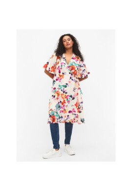 Zizzi Рокля M58824A Бял Regular Fit - Pepit.bg