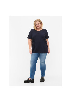 Zizzi Тишърт V50220A Син Regular Fit - Pepit.bg