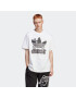 ADIDAS ORIGINALS Тениска 'Graphics Hack The Elite' черно / бяло - Pepit.bg