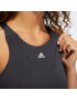 ADIDAS SPORTSWEAR Спортен сутиен антрацитно черно / бяло - Pepit.bg