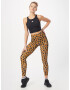 ADIDAS SPORTSWEAR Спортен панталон 'Essentials 3-Stripes Animal Print' кафяво / черно / бяло - Pepit.bg