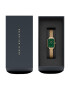 Daniel Wellington Аналогов часовник 'Quadro Pressed Evergold G Green' злато / тъмнозелено - Pepit.bg