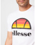 ELLESSE Тениска 'Sunset' жълто / къри / червено / черно / бяло - Pepit.bg