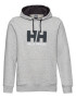 HELLY HANSEN Блузон с качулка 'HH LOGO HOODIE' бяло / тъмносиньо / сив меланж - Pepit.bg