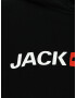 Jack & Jones Plus Суичър 'Corp Old' червено / черно / бяло - Pepit.bg