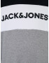 Jack & Jones Plus Суичър нейви синьо / сиво / бяло - Pepit.bg