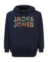 Jack & Jones Plus Суичър нейви синьо / светлооранжево / каки / грейдж - Pepit.bg