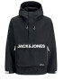 JACK & JONES Преходно яке 'LUKA' черно / бяло - Pepit.bg