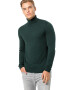 JACK & JONES Пуловер 'JPRCHAMP KNIT ROLL NECK' тъмнозелено - Pepit.bg