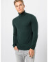 JACK & JONES Пуловер 'JPRCHAMP KNIT ROLL NECK' тъмнозелено - Pepit.bg