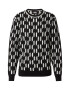 Karl Lagerfeld Pullover черно / бяло - Pepit.bg