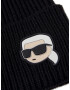 Karl Lagerfeld Шапка 'Ikonik' черно / бяло - Pepit.bg