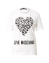 Love Moschino Тениска черно / бяло - Pepit.bg