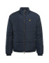 Lyle & Scott Преходно яке 'Fair Isle Reversible Puffer Jacket' нейви синьо / червено - Pepit.bg