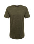 Only & Sons Тениска 'onsMATTY MELANGE LONGY TEE' тъмнозелено - Pepit.bg