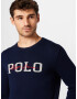 Polo Ralph Lauren Пуловер светлобежово / нейви синьо / гренадин - Pepit.bg