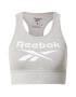 Reebok Sport Спортен сутиен сив меланж / бяло - Pepit.bg