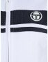 Sergio Tacchini Спортна жилетка с качулка нейви синьо / камък / бяло - Pepit.bg