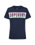 Superdry Тениска 'Rainbow' морскосиньо / пъстро - Pepit.bg