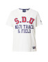 Superdry Тениска 'Collegiate Athletic Union' бяло / тъмносиньо / червено - Pepit.bg