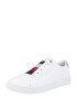 TOMMY HILFIGER Спортни обувки Slip On бяло / нейви синьо / червено - Pepit.bg