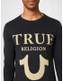 True Religion Тениска пастелно жълто / черно - Pepit.bg