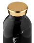 24bottles Термобутилка Clima Black Marble 500ml - Pepit.bg