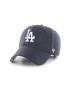 47brand Шапка MLB Los Angeles Dodgers в тъмносиньо с апликация - Pepit.bg