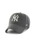 47brand Шапка MLB New York Yankees в сиво с апликация - Pepit.bg