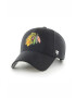 47brand Шапка Chicago Blackhawks в черно с апликация - Pepit.bg